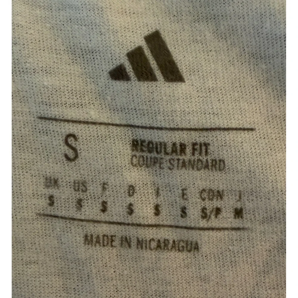 Adidas Indiana Hoosiers T-Shirt Mens Small White Crimson Graphic Tee II5377‎ NEW